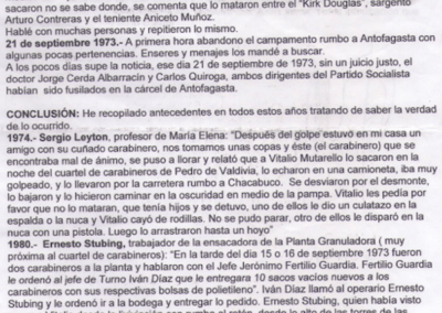 Cronología del caso Vitalio Mutarello