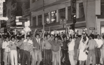 Manifestación en el centro de Antofagasta