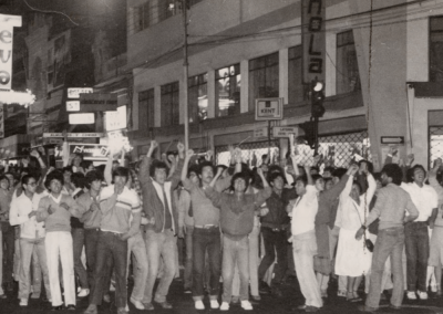 Manifestación en el centro de Antofagasta