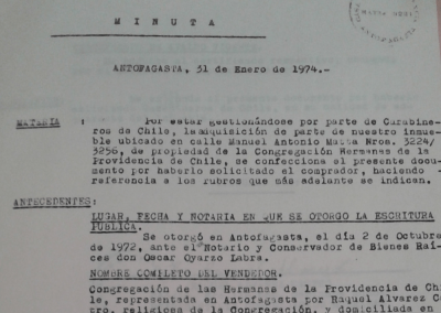 Solicitud de compra inmueble La Providencia