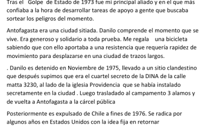 Testimonio de Héctor Maturana sobre Danilo Quezada