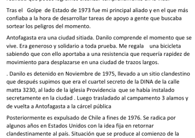 Testimonio de Héctor Maturana sobre Danilo Quezada