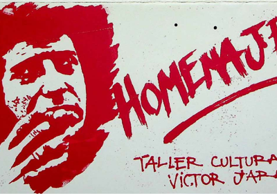 Tarjeta gráfica de Taller Cultural Víctor Jara
