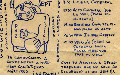 Programa de actividades «Conmemoración 11 de septiembre (…) Paz y Justicia»