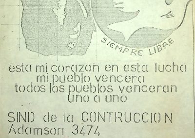 Afiche de actividad cultural «Poesía y Combate»
