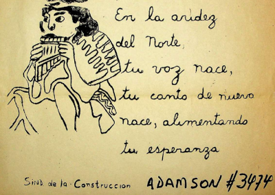 Afiche de peña Taller Encuentro