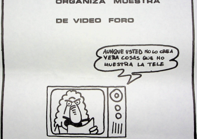 Afiche de muestra de video foro de Taller Encuentro