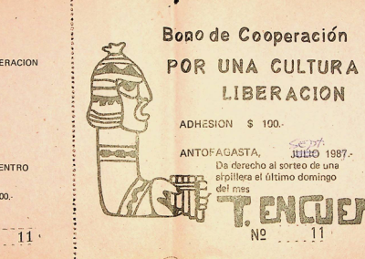 Plantillas de bono de cooperación en beneficio de Taller Encuentro