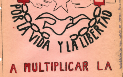 Pieza grafica «Justicia y verdad, por la vida y la libertad»