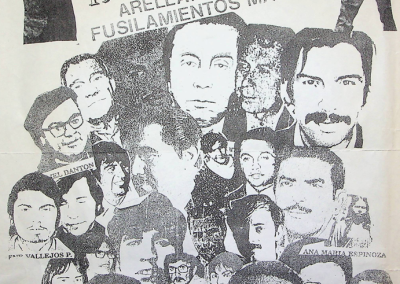 Afiche «19 de Octubre de 1973: Arellano Stark Fusilamiento Masivos»