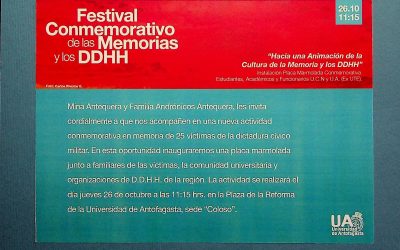 Festival conmemorativo de las memorias y los DDHH