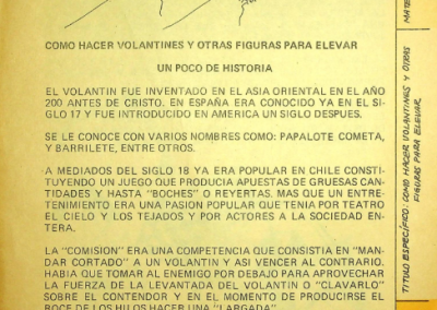 Ficha tecnica – Como hacer un volantin