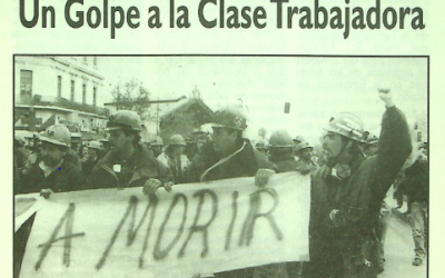 Boletin Informativo AFEP «Un golpe a la clase trabajadora»