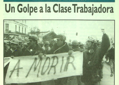 Boletin Informativo AFEP «Un golpe a la clase trabajadora»