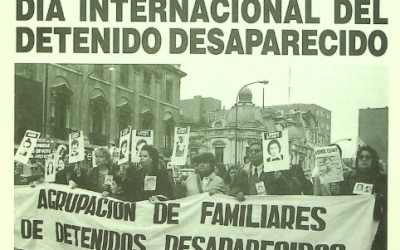 Boletín Informativo AFEP «30 de agosto día internacional del detenido desaparecido»