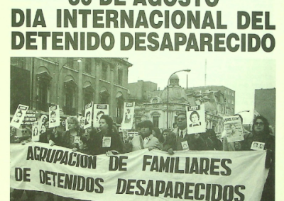 Boletín Informativo AFEP «30 de agosto día internacional del detenido desaparecido»