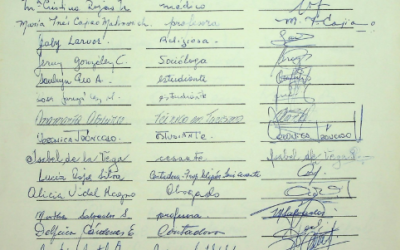 “Lista de adhesiones para la disolución inmediata de la Central Nacional de Informaciones (CNI)