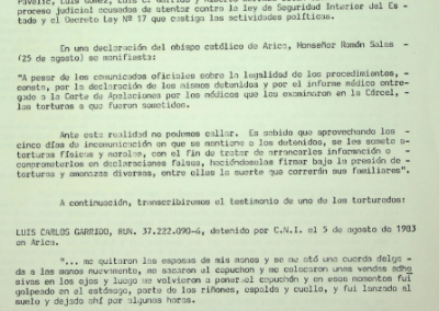 Denunciamos la tortura en Chile: SERPAJ adhiere a campaña nacional contra tortura