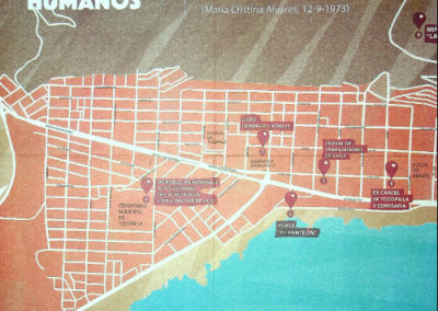 Papelógrafo Tocopilla ruta de memoria y derechos humanos